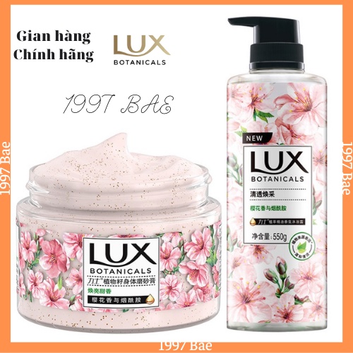 LUXTẨY TẾ BÀO CHẾT CHO BODY LUX CÓ CHỨA VITAMIN B5 VÀ NIACINAMIDE LÀM TRẮNG DA