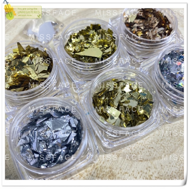 Sét giấy vụn set trang trí nail