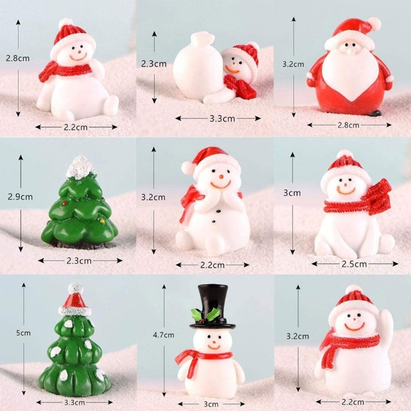 Set 24 Tượng Nai Sừng Tấm Dùng Để Trang Trí Tiểu Cảnh / Nhà Búp Bê