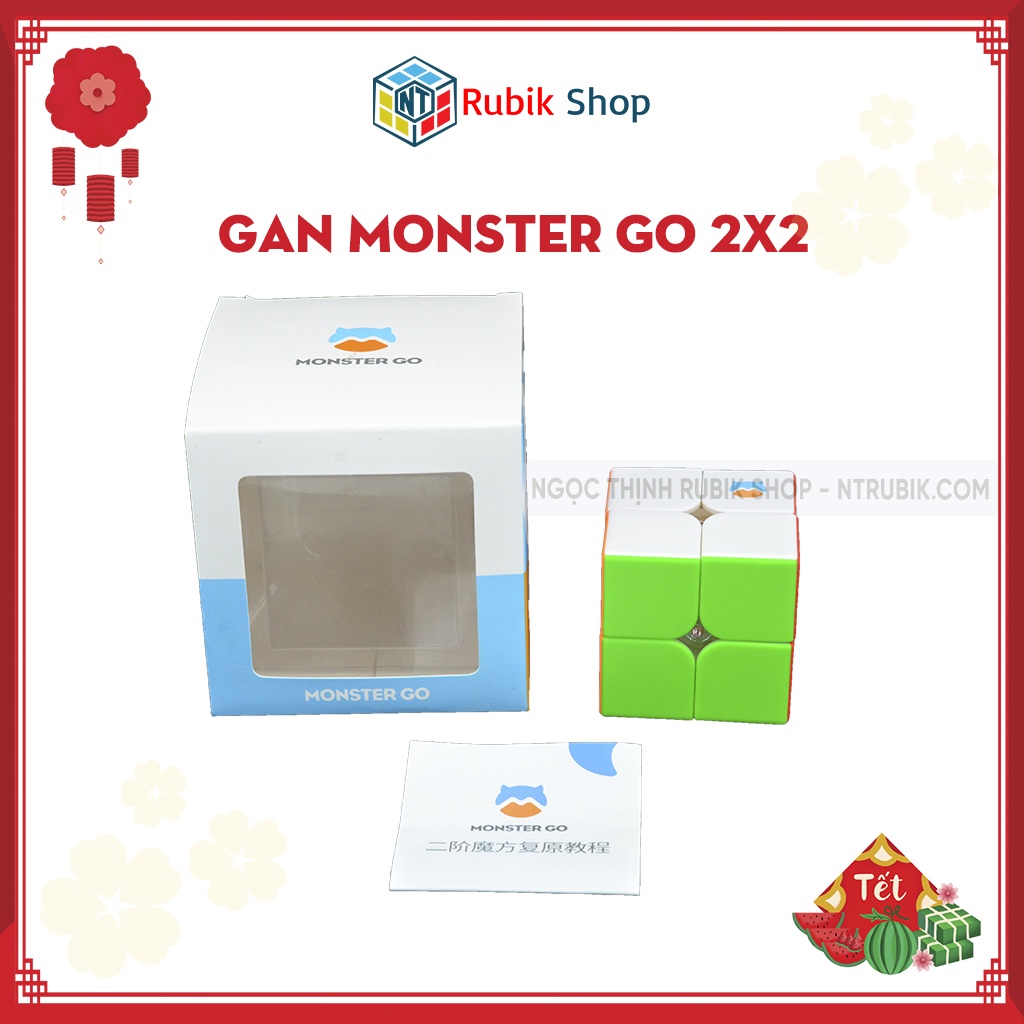 [Siêu hót Gan Monster Go] Rubik 2x2x2 GAN monster go Stickerless