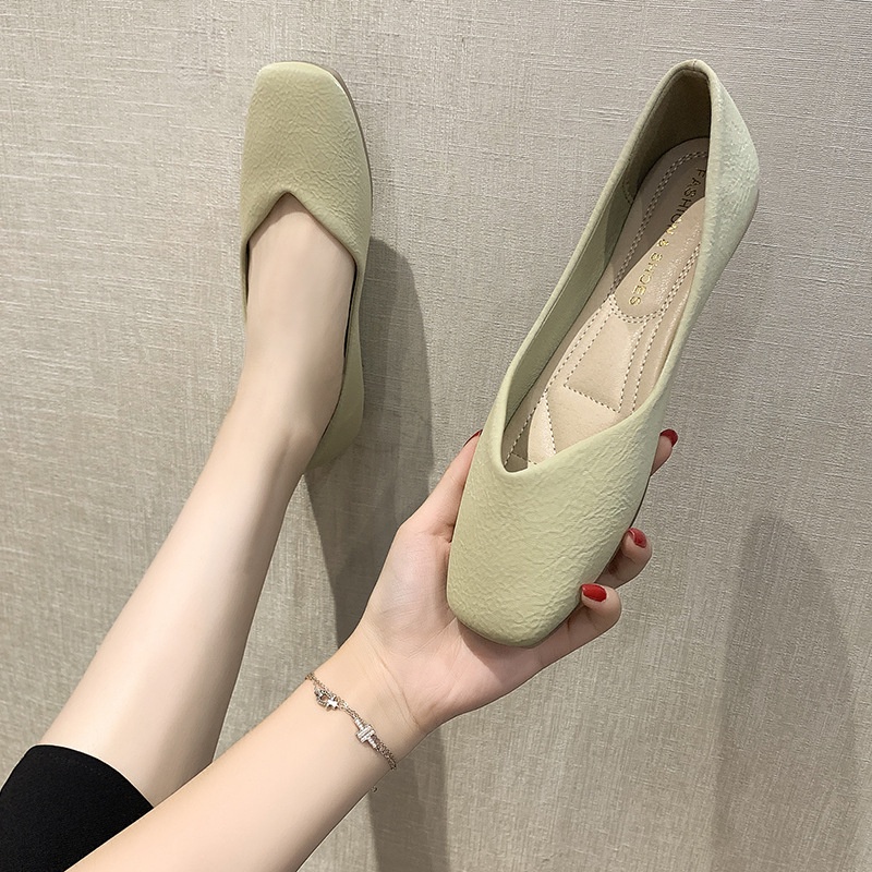Giày búp bê ielgy mũi vuông thời trang hàn quốc dành cho nữ