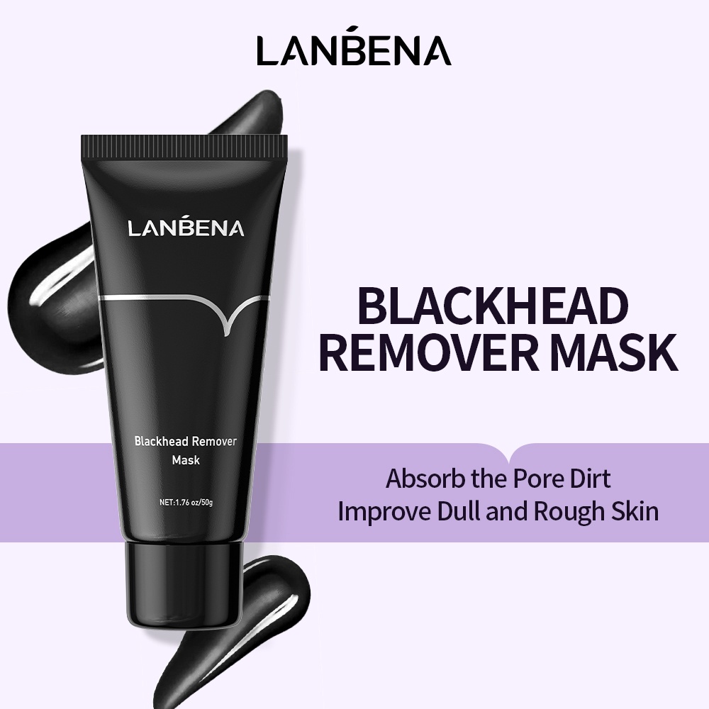 Mặt Nạ Lột Mụn Đầu Đen Lanbena Làm Sạch Sâu Se Khít Lỗ Chân Lông Cải Thiện Làn Da 50g