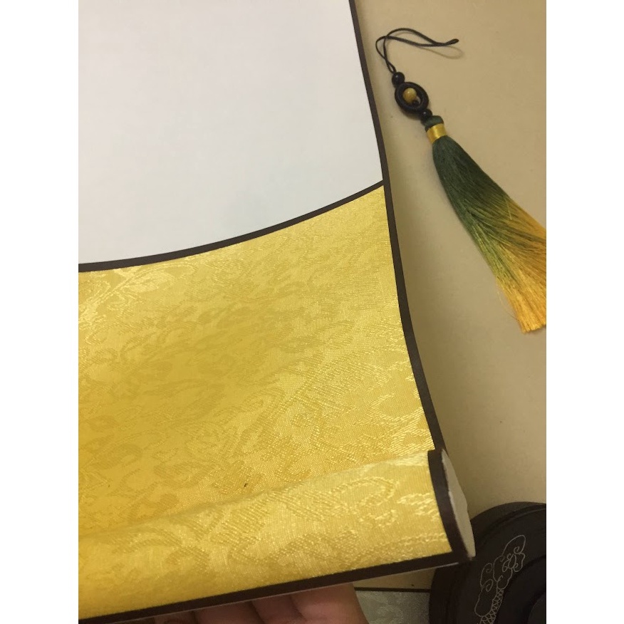 Liễn bo lụa - Biểu lụa thư pháp 30x115cm