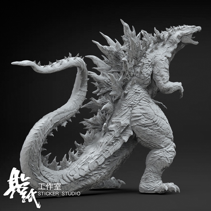 File in 3D Godzilla