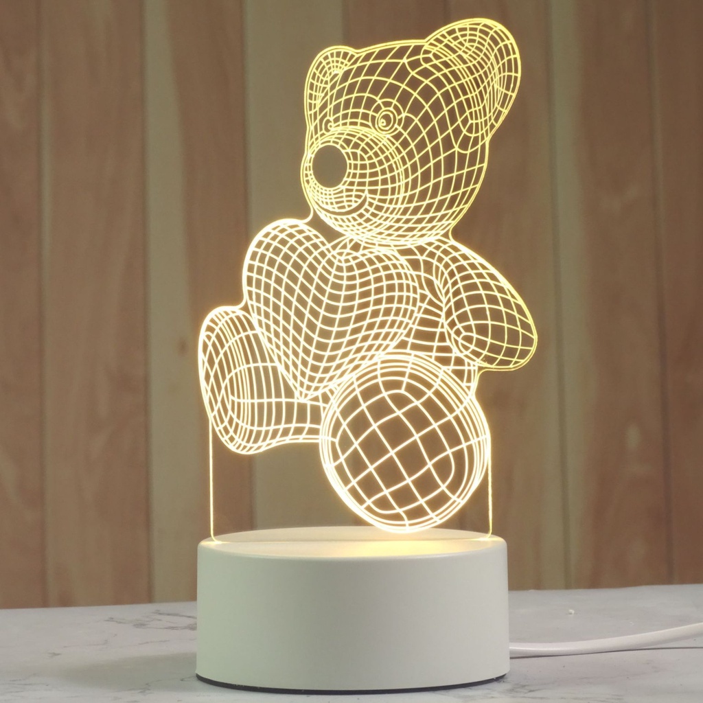 Đèn Ngủ Trang Trí - Đèn Ngủ 3D Siêu Xinh - DN02