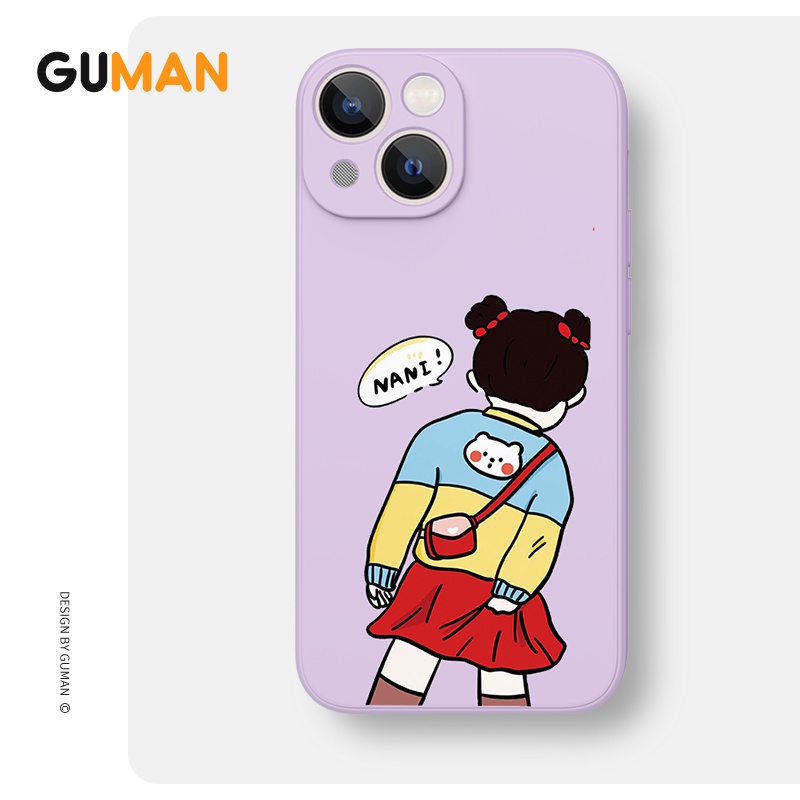 Ốp lưng GUMAN cặp đôi dễ thương đẹp chống sốc cho iPhone 13 12 11 Pro Max SE 2020 X XR XS ip 8 7 6S 6 Plus kute XYB150