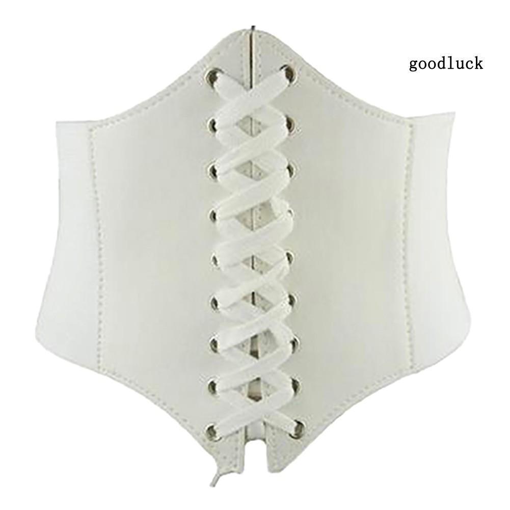 Đai Nịt Bụng Da Giả Phối Dây Đan Chéo | BigBuy360 - bigbuy360.vn