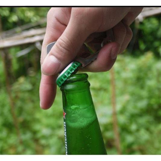 Móc khóa EDC Thép Không Gỉ - Màu Thép - Hàng Có Sẵn Trong Kho