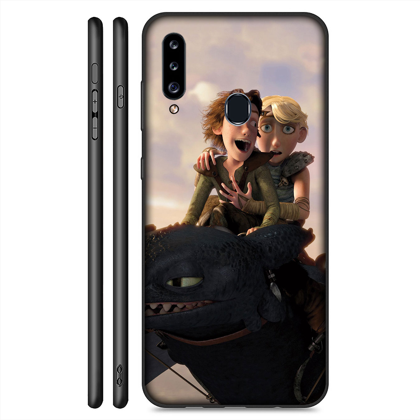 Ốp Điện Thoại Silicon Mềm Hình How To Train Your Dragon Cho Oppo Realme C17 C15 C12 X3 Xt X2 X7 7 Narzo 30a 20 Pro Realme7 Realmec12