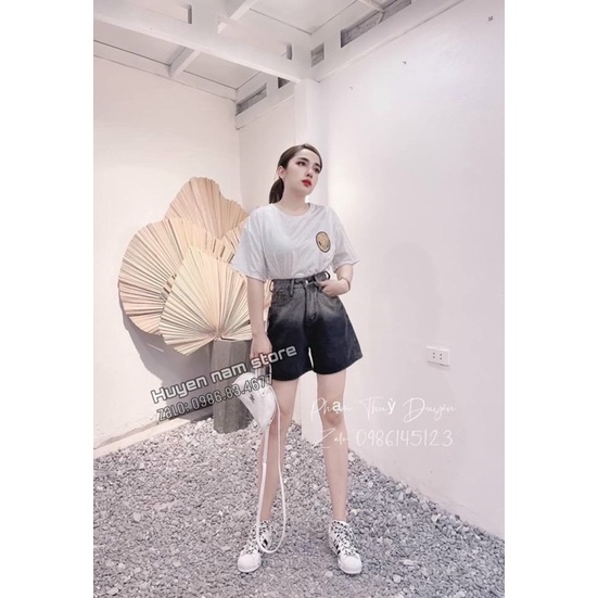 [Mã 99FASHIONSALE1 giảm 10K đơn 50K] Quần short ngố denin loang ống rộng siêu hót [ video + ảnh thật ]