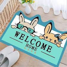 Thảm chân hình thú 3d nhiều hình ngộ nghĩnh - kt 40x60cm nhiều hình cute,đáng yêu