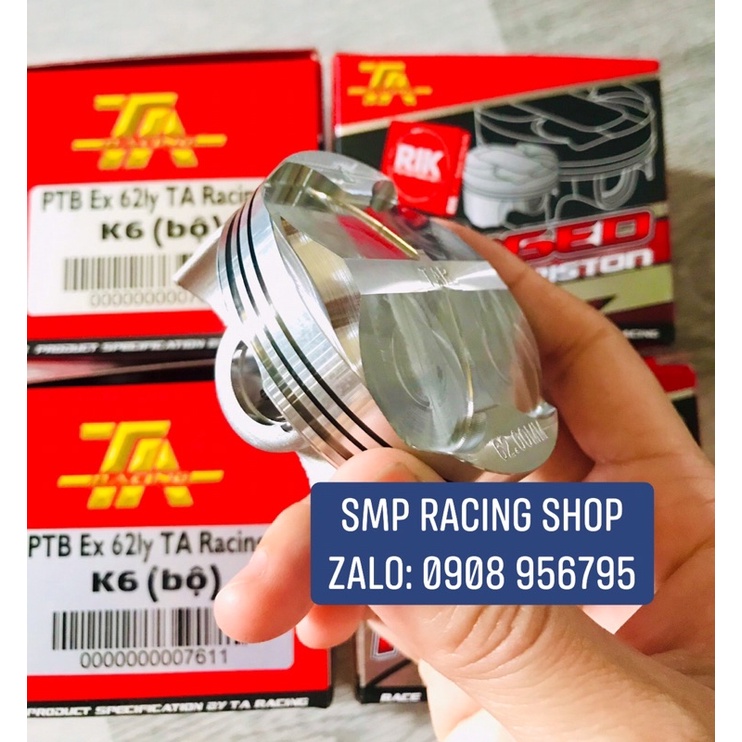 Lòng YCS Ex 62mm chân 27 - piston TA Racing K6