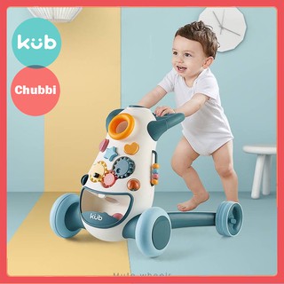 Xe Tập Đi Có Nhạc Và Đồ Chơi Cho Bé Có Khóa Bánh Xe Đệm Silicon Chống Trượt Nhựa PP Mượt Mà