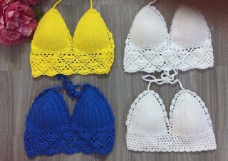 Bikini Áo móc len