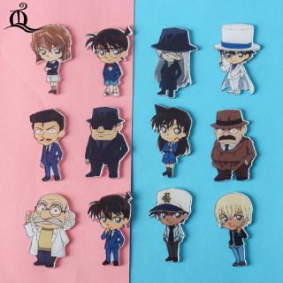 Huy Hiệu Cài Áo Hình Thám Tử Conan Shinichi Kudo Shinichi Xiaolan Kaito Kidd Thời Trang Nhật Bản