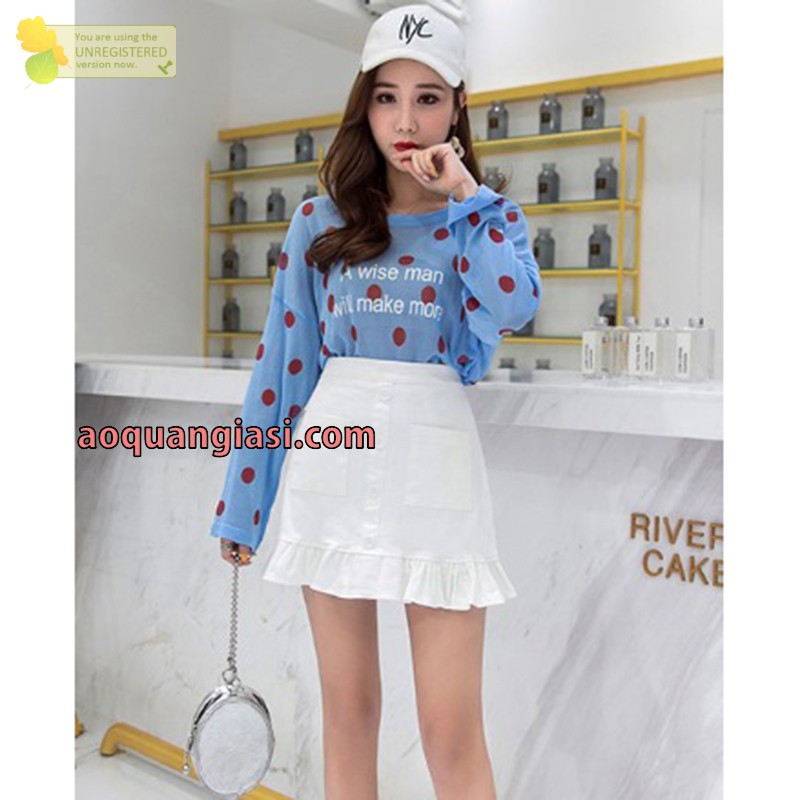 Chân váy kaki đuôi cá nút MT278 | BigBuy360 - bigbuy360.vn