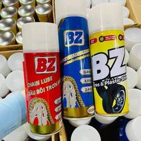 (Tặng lót chống xe) Bộ vệ sinh sên BZ Dưỡng Sên 450ml ,rửa sên 600ml , dưỡng bóng vỏ xe dàn nhám 450ml bàn chải chà sên