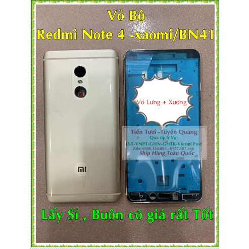 Vỏ Bộ Redmi Note 4-BN41  Mới