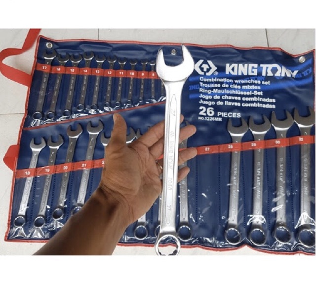 1226MR Bộ cờ lê vòng miệng 26 chi tiết 6-32mm Kingtony