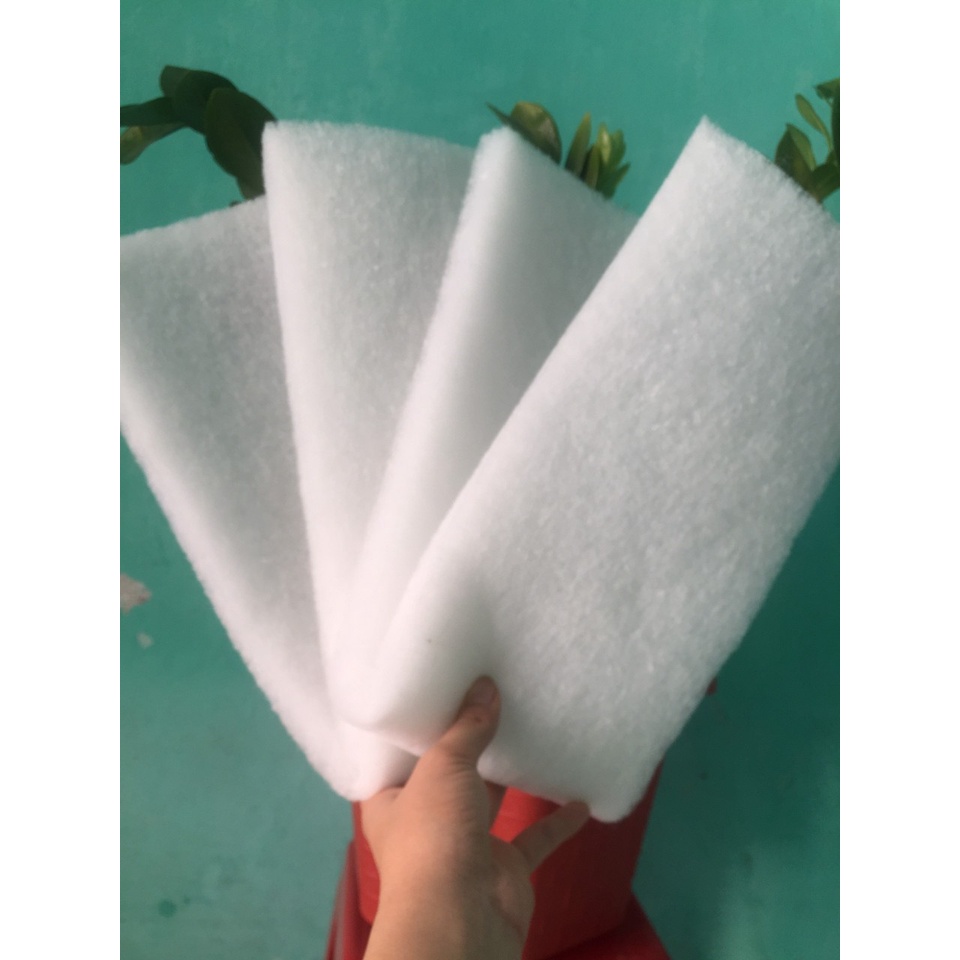 Tấm lọc thay thế cho bể cá - Bông ép nhiệt cao cấp dày 2,5cm