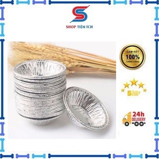 Đế giấy bạc làm bánh tart lót cupcake, nướng thực phẩm -Shop Tiện Ích