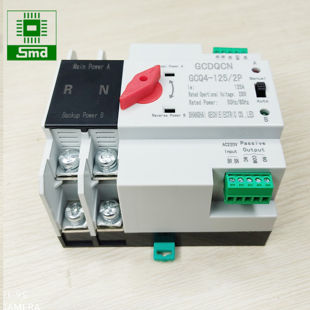 ATS Chuyển nguồn tự động không gián đoạn ATS 2P 100A - chuyển nguồn không mất điện