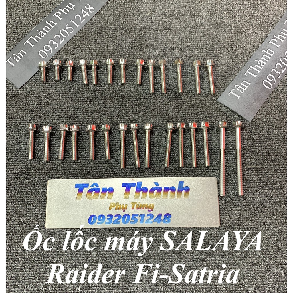 Bộ ốc lốc máy SALAYA Raider Fi-Satria - 26 con