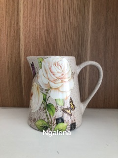 LỌ CẮM HOA DÁNG BÌNH SỮA VINTAGE