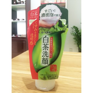 Sữa rửa mặt trà xanh Rohto Shirochasou green tea foam 120g