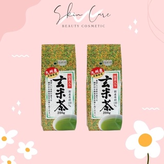 Trà xanh gạo lứt Nhật Bản 200g | Trà gạo lứt rang Kuritano 200g nội địa Nhật Bản