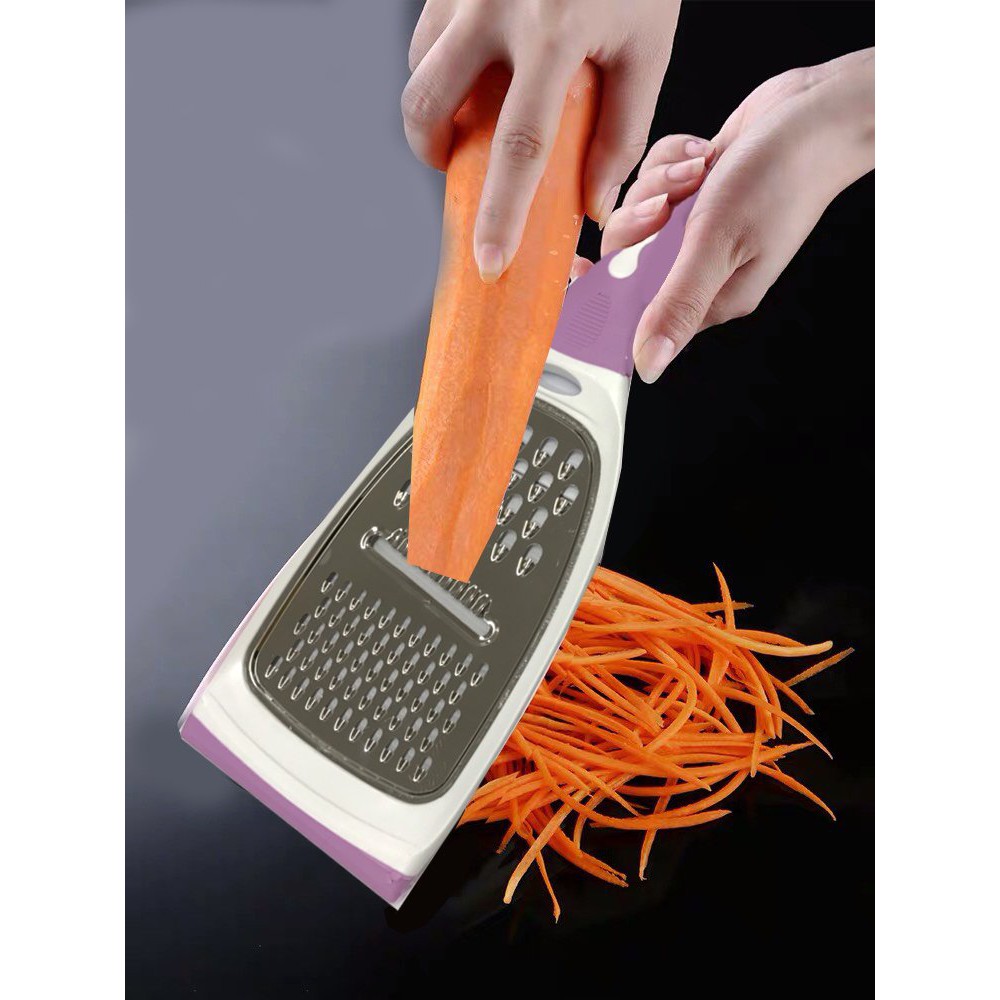 Dụng cụ nạo , bào rau củ quả đa năng 3in1 . Nạo Hình Vợt 3in1