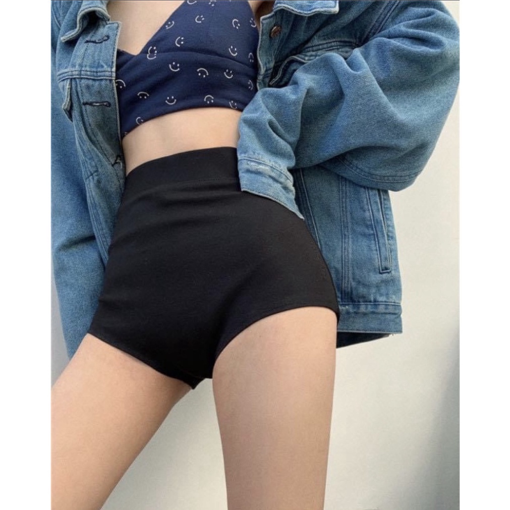 [QUÀ TẶNG LÀ 1 VIÊN KẸO]quần legging đùi biker short lửng dáng ngắn nữ mùa hè chất bozip dày dặn