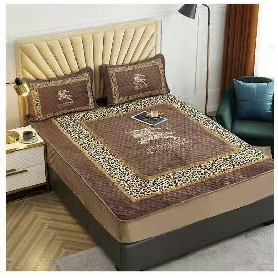 BỘ 3 MÓN GA GỐI NỈ NHUNG TRẦN TRÁM BO CHUN BỌC ĐỆM HỌA TIẾT THƯƠNG HIỆU