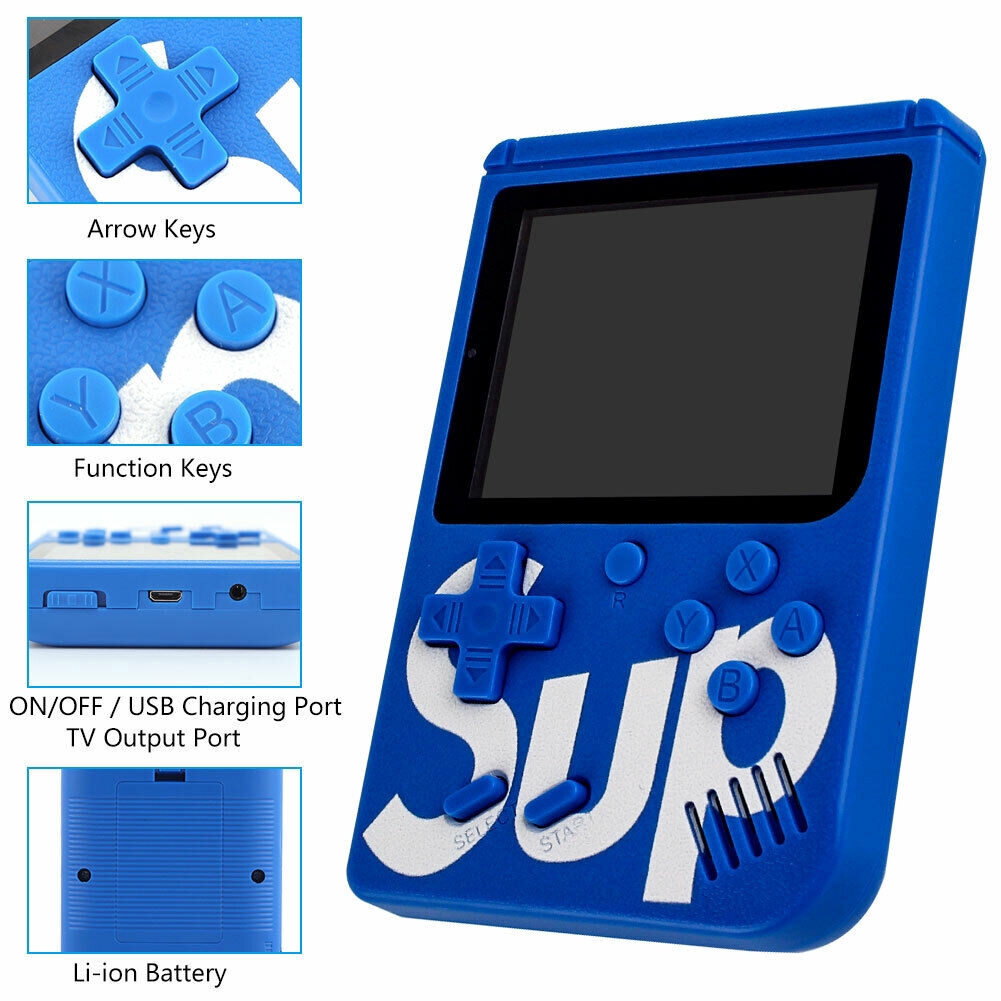 Máy điện tử cầm tay Game SUP 3.0inch kiểu cổ điển có tích hợp 400 Game In 1 Retro trò chơi | BigBuy360 - bigbuy360.vn
