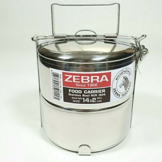 Camen Inox Zebra 14cmx2 Ngăn-150142