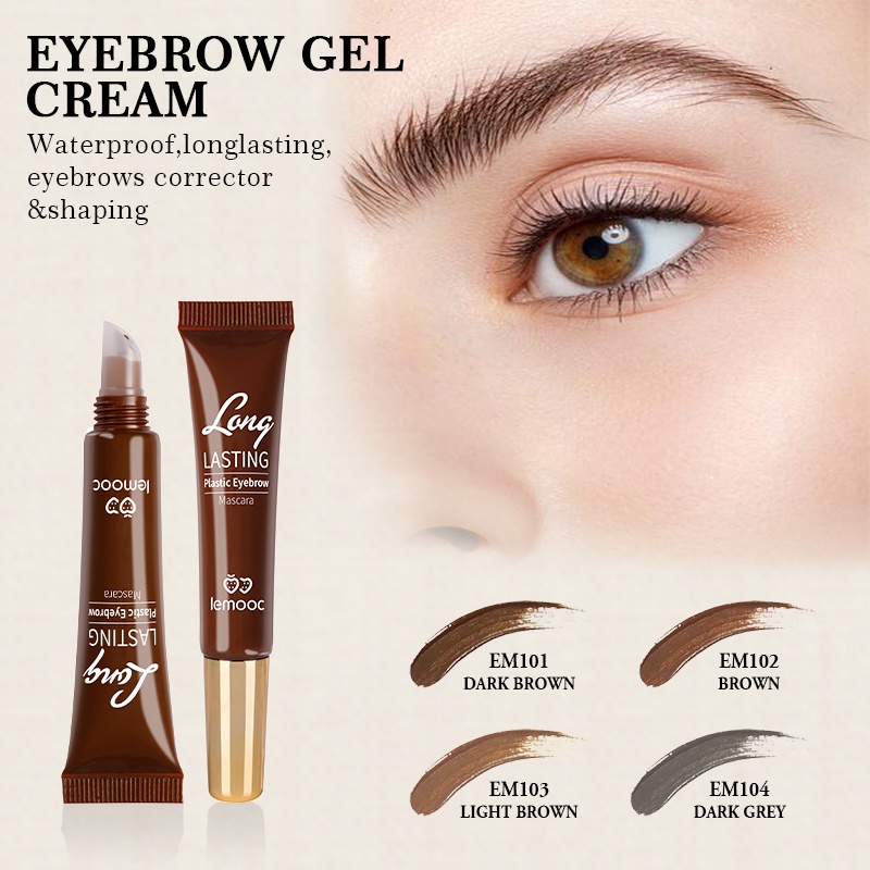 [Hàng mới về] Gel kẻ lông mày dạng lỏng lâu trôi chống thấm nước Lemooc
