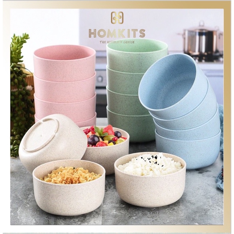 Bát Ăn Súp / Súp Chất Liệu Rơm Lúa Mì Hks-h010