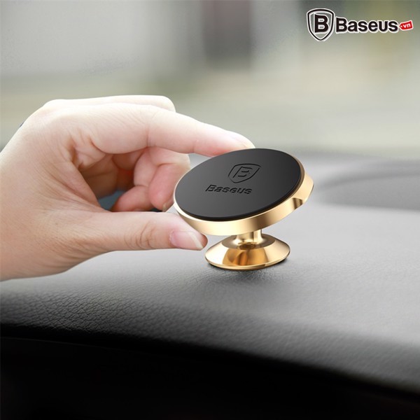 Bộ đế giữ điện thoại nam châm Baseus LV186 dùng cho  xe hơi (Magnetic Car Paste Type Mount/ Holder)