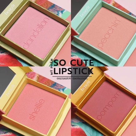 Phấn Má Hồng Be.nefit The Blush Dandelion - Peaching - Willa - Terra - Shellie - Sunny - Georgia 3.5g - Gold Rush