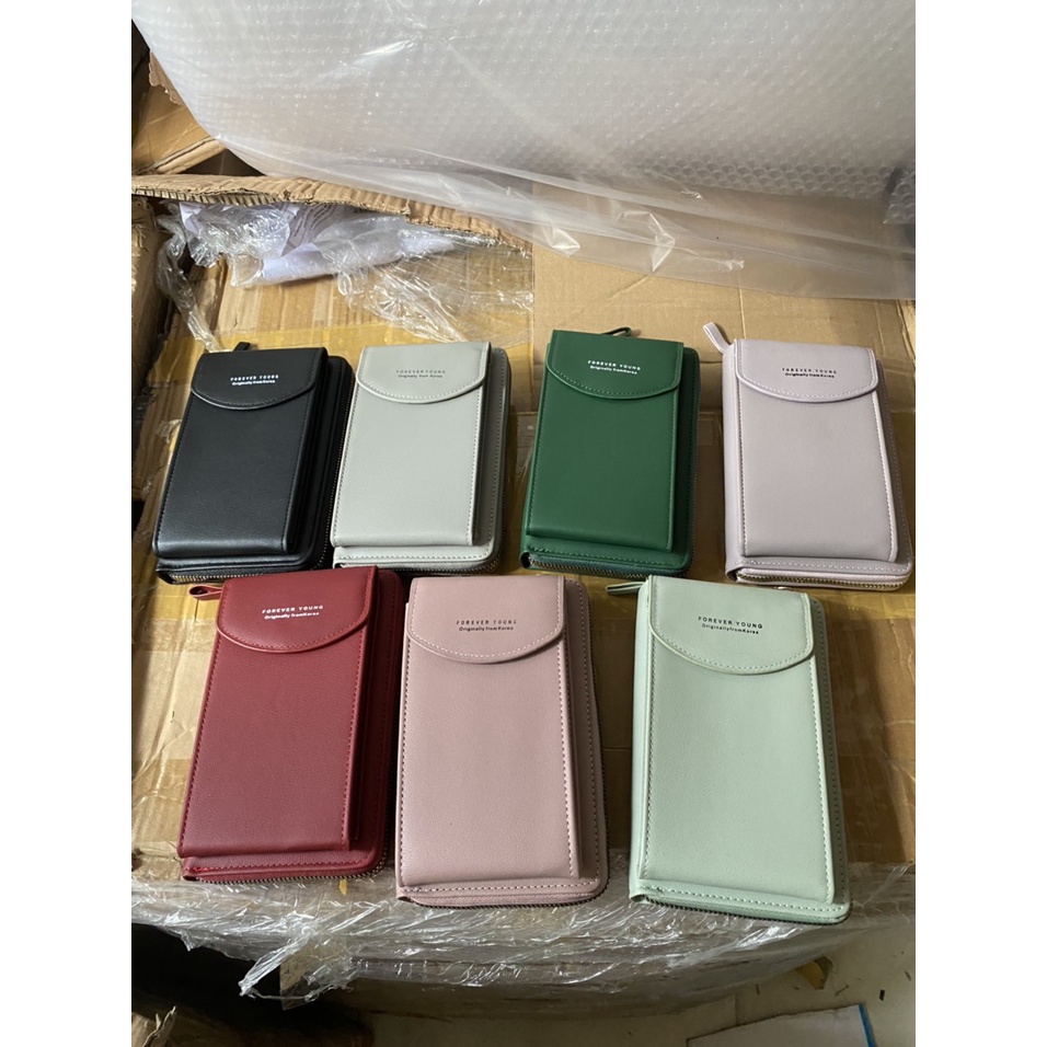 Túi Đeo Vai Mini Có Ngăn Để Điện Thoại Màn Hình Cảm Ứng Cho Bạn Gái