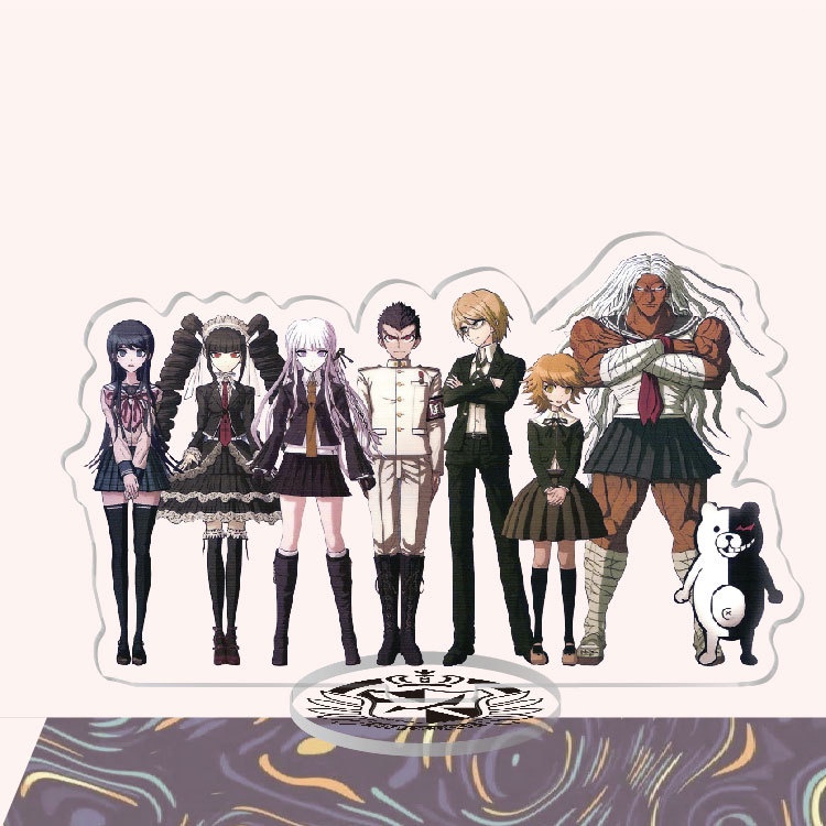 (nhiều mẫu) Standee IN HÌNH Danganronpa tượng acrylic anime mica chibi mô hình trưng bày