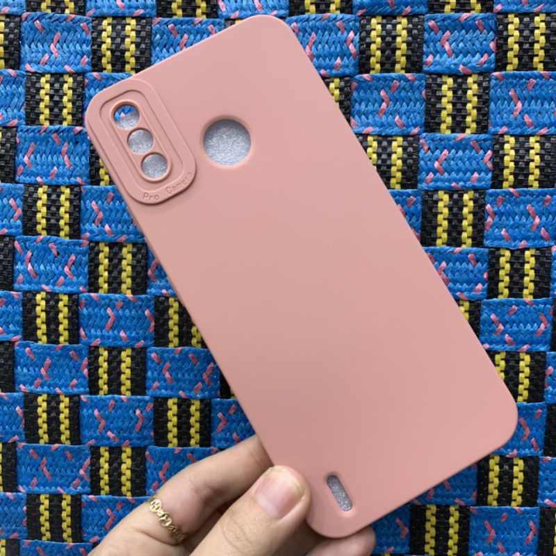 Ốp lưng tecno spark 6 Go dẻo màu có bảo vệ camera