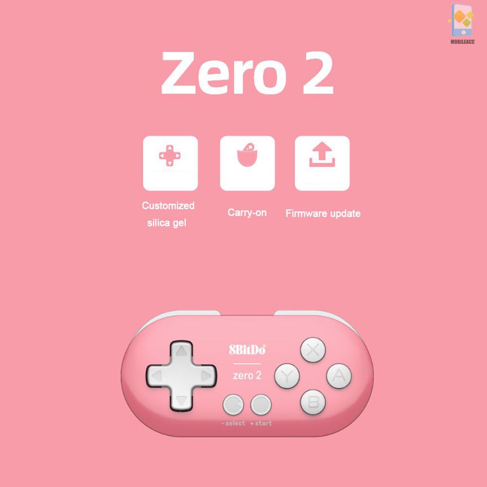 Tay Cầm Chơi Game Bluetooth 8bitdo Zero 2 Cho Nintendo Switch Windows Andro