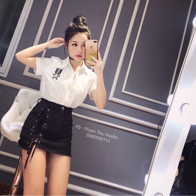 Chân váy đan dây thời trang quyến rũ | BigBuy360 - bigbuy360.vn