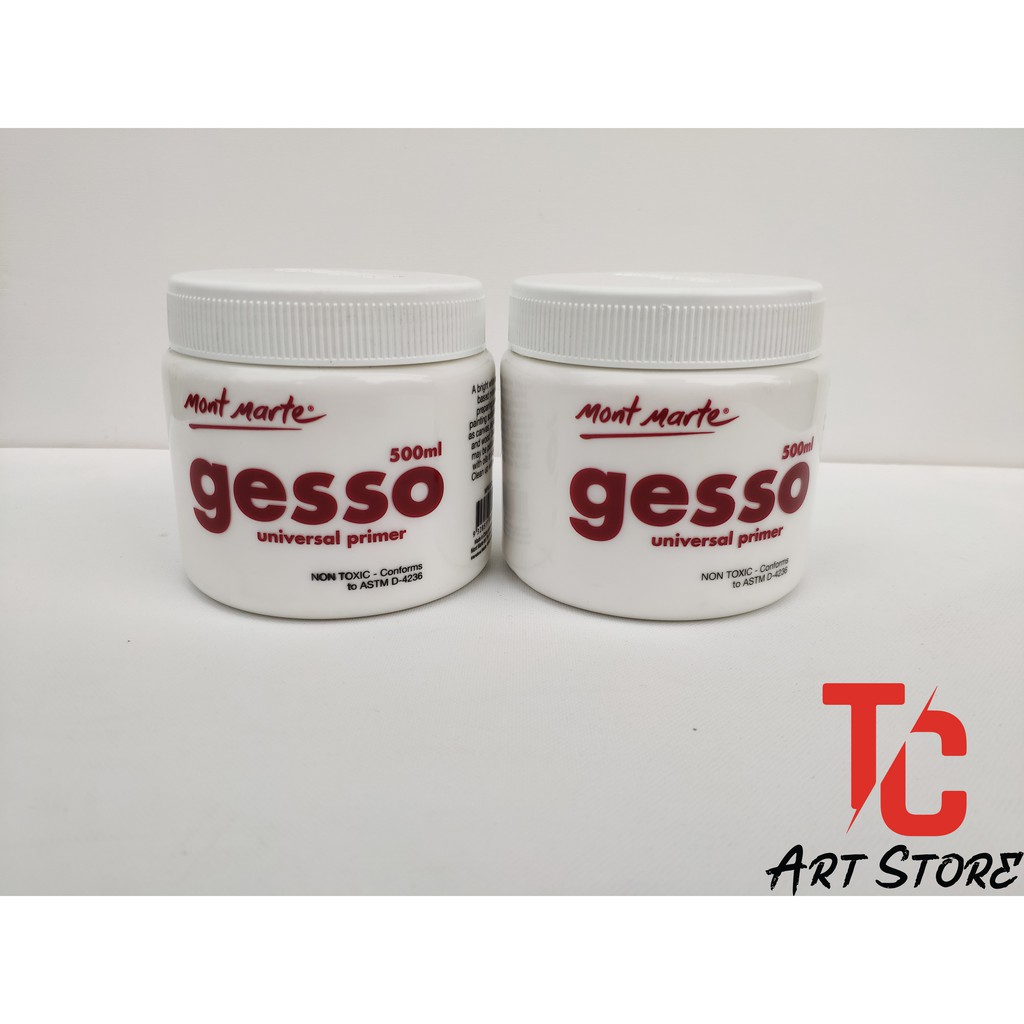 Sơn Lót Gesso Mont Marte - ĐEN, TRẮNG