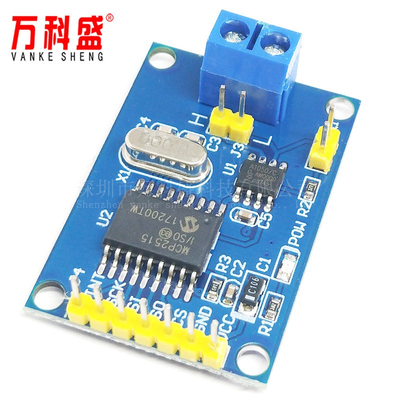 MCP2515 Mô-đun bus CAN TJA1050 giao thức SPI 51 Ví dụ về chương trình MCU