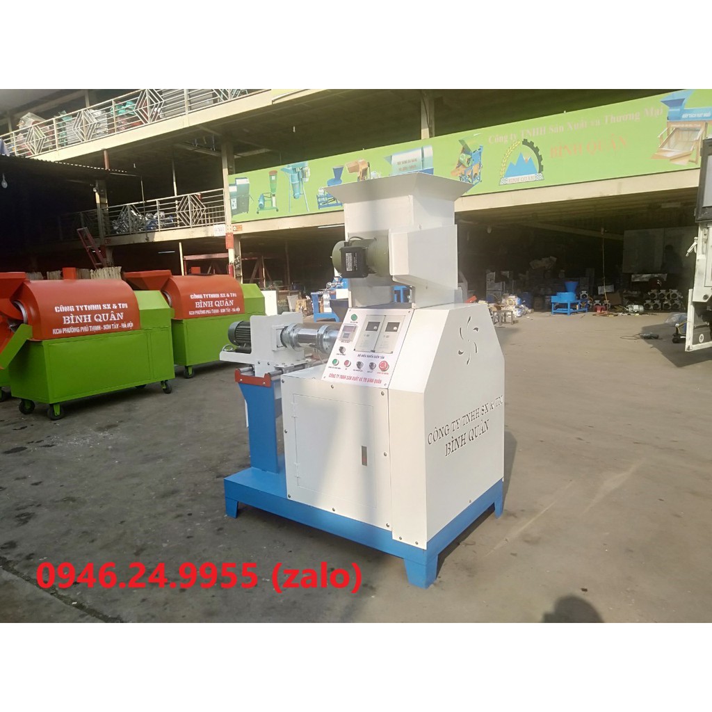Máy đùn cám cá nổi cho năng suất 60-100kg/h hàng chính hãng