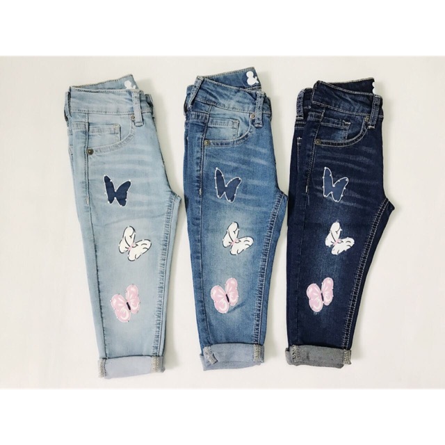 Quần jean mềm bé gái H&M