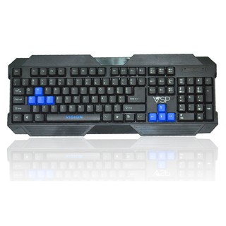 Bàn phím game vision g7 siêu bền giá rẻ có dây - bh 1 năm - hoàng yến computer