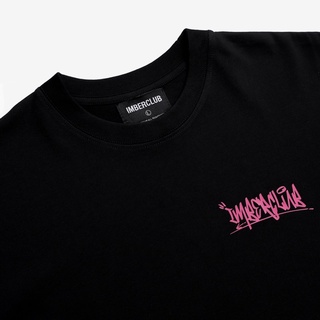 ÁO THUN GRAFFITY IMBER/ PINK IN BLACK